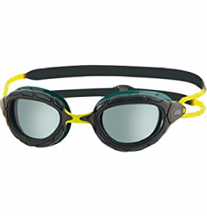 משקפי שחיה - זוגס פרדאטור מתאימות לשני המינים עם מגן קרינה - UV Zoggs Predator Swimming Goggles UV Protection Black/Yellow