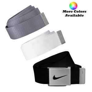 חגורה מקורית של נייק מידה אוניברסלית במגוון צבעים  -  Nike Golf Men - 3 in 1 Web Pack Belts, One Size Fits Most - Select Colors