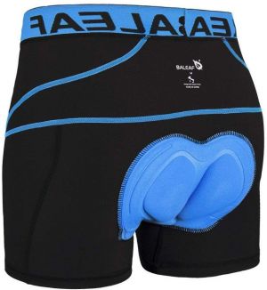 מכנסיים המיועדות לרוכבי אופניים לנוחות מקסימאלית - BALEAF Bike Cycling Underwear Shorts 3D Padded Bicycle MTB