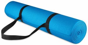 מזרון יוגה באיכות הטובה ביותר נמכר ביותר באמזון במחיר מעולה תוצרת באלנספורם  - BalanceFrom GoYoga All Purpose High Density Non-Slip Exercise Yoga Mat,Carrying