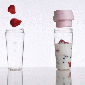 שייקר פירות חכם תוצרת קסיומי בהנחה משמעותית - 17PIN 400ML DIY Fruit Juicer Bottle from xiaomi youpin
