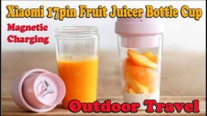 עולם ספורטיבי חדש תוספים תזונתיים ייחודיים שייקר פירות חכם תוצרת קסיומי בהנחה משמעותית - 17PIN 400ML DIY Fruit Juicer Bottle from xiaomi youpin