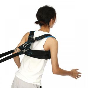עולם ספורטיבי חדש ציוד ביתי Outdoor Sports Fitness Sled Harness Strength Speed Training Strap Workout Pull Resistance Bands Belt - חגורת התנגדות ( ניתן לקשור למשקל )